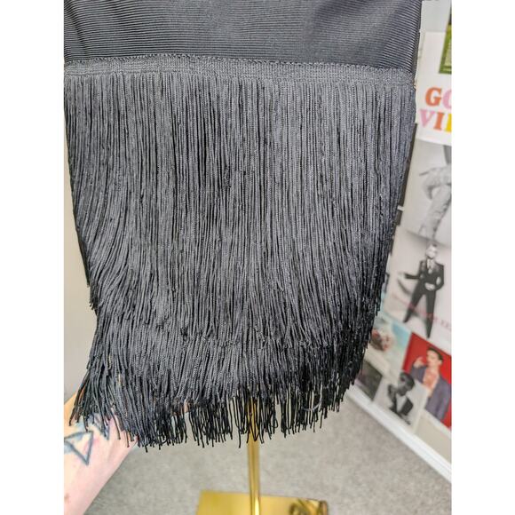 Fringe Bodycon Y2k Dress - Picture 5 of 6